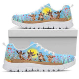 Girraffe In Spring Time Petal Sneakers Shoes For Women, Shoes For Men Sneaker Custom Shoes