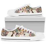 Pitbull Low Top Shoes For Women, Shoes For Men Custom Shoes