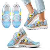 Girraffe In Spring Time Petal Sneakers Shoes For Women, Shoes For Men Sneaker Custom Shoes