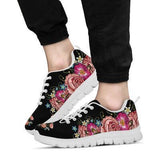 Yorkshire Flower Sneakers Shoes For Women, Shoes For Men Sneaker Custom Shoes