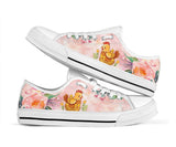 Chickens Flowers Low Top Shoes For Women, Shoes For Men Custom Shoes