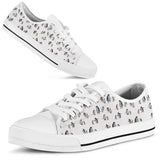 Penguin Family In The Snow Low Top Shoes For Women, Shoes For Men Custom Shoes