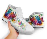 Beagle Color High Top Shoes For Women, Shoes For Men Custom Shoes