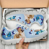 Chihuahua Butterfly Sneakers Shoes For Women, Shoes For Men Sneaker Custom Shoes