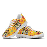 Flamingo Peace Sneakers Shoes For Women, Shoes For Men Sneaker Custom Shoes
