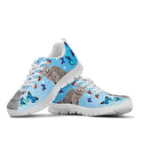 Cats Playing With Butterflies Sneakers Shoes For Women, Shoes For Men Sneaker Custom Shoes