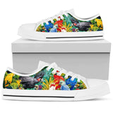 Parrot Nature Low Top Shoes For Women, Shoes For Men Custom Shoes