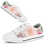 Giraffe Flower Low Top Shoes For Women, Shoes For Men Custom Shoes