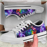 Dragonfly Watercolor Infinity Low Top Shoes For Women, Shoes For Men Custom Shoes