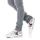 Cows Pink Low Top Shoes For Women, Shoes For Men Custom Shoes