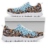German Shepherd Chibi Sneakers Shoes For Women, Shoes For Men Sneaker Custom Shoes