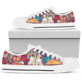 Shih Tzu Cubes Low Top Shoes For Women, Shoes For Men Custom Shoes