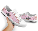 Heeler Pink Low Top Shoes For Women, Shoes For Men Custom Shoes