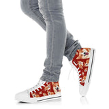Corgi Red High Top Shoes For Women, Shoes For Men Custom Shoes