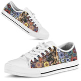 German Polygon Low Top Shoes For Women, Shoes For Men Custom Shoes