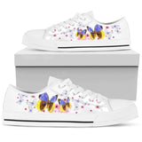 Butterflies Low Top Shoes For Women, Shoes For Men Custom Shoes