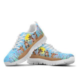 Girraffe In Spring Time Petal Sneakers Shoes For Women, Shoes For Men Sneaker Custom Shoes