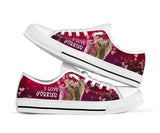 I Love Yorkies Low Top Shoes For Women, Shoes For Men Custom Shoes