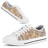 Sloths Chibi Low Top Shoes For Women, Shoes For Men Custom Shoes
