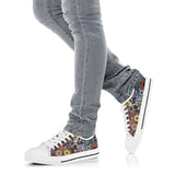 Heeler Polygon Low Top Shoes For Women, Shoes For Men Custom Shoes