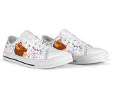 Hedgehogs Butterflies Low Top Shoes For Women, Shoes For Men Custom Shoes