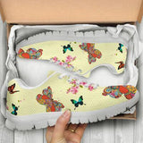 Butterfly Pastel Sneakers Shoes For Women, Shoes For Men Sneaker Custom Shoes