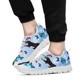 Bernese Mountain Butterfly Sneakers Shoes For Women, Shoes For Men Sneaker Custom Shoes