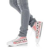 Cat Cute High Top Shoes For Women, Shoes For Men Custom Shoes