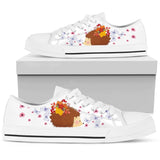 Hedgehogs Butterflies Low Top Shoes For Women, Shoes For Men Custom Shoes