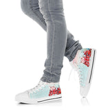 Pig Snow High Top Shoes For Women, Shoes For Men Custom Shoes