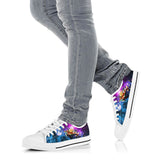Turtle Purple Galaxy Low Top Shoes For Women, Shoes For Men Custom Shoes