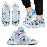Schnauzer Butterfly Sneakers Shoes For Women, Shoes For Men Sneaker Custom Shoes