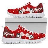 Cow Valentine Sneakers Shoes For Women, Shoes For Men Sneaker Custom Shoes