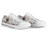 Pug Awesome Low Top Shoes For Women, Shoes For Men Custom Shoes