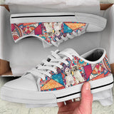 Shih Tzu Cubes Low Top Shoes For Women, Shoes For Men Custom Shoes