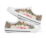 Flamingo Pattern Low Top Shoes For Women, Shoes For Men Custom Shoes
