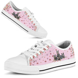 Heeler Pink Low Top Shoes For Women, Shoes For Men Custom Shoes