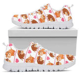 Love Cow Sneakers Shoes For Women, Shoes For Men Sneaker Custom Shoes