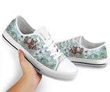 Cat Butterfly Low Top Shoes For Women, Shoes For Men Custom Shoes