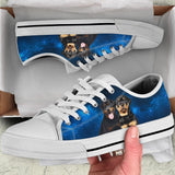 Rottweiler Galaxy Low Top Shoes For Women, Shoes For Men Custom Shoes