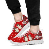 Penguin Valentine Sneakers Shoes For Women, Shoes For Men Sneaker Custom Shoes