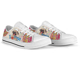 I Love Pug Low Top Shoes For Women, Shoes For Men Custom Shoes