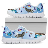 Wolves Butterfly Sneakers Shoes For Women, Shoes For Men Sneaker Custom Shoes