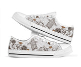 Penguin Lovely Low Top Shoes For Women, Shoes For Men Custom Shoes