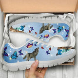 Wolves Butterfly Sneakers Shoes For Women, Shoes For Men Sneaker Custom Shoes