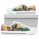 Heeler Face Low Top Shoes For Women, Shoes For Men Custom Shoes