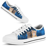 Cat Galaxy Low Top Shoes For Women, Shoes For Men Custom Shoes