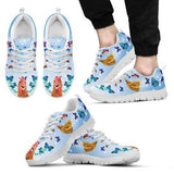Chicken Butterfly Sneakers Shoes For Women, Shoes For Men Sneaker Custom Shoes
