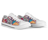Penguin Cubes Low Top Shoes For Women, Shoes For Men Custom Shoes