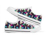 Penguin Galaxy Low Top Shoes For Women, Shoes For Men Custom Shoes